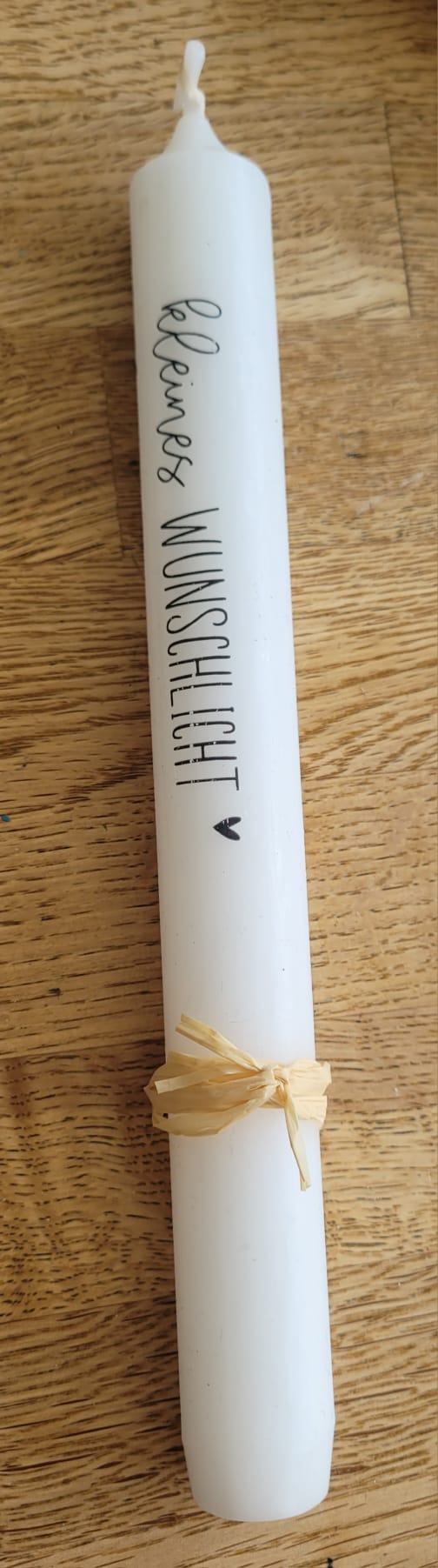 Kerzen zu Kerzenhalter mit Text (verschiedene Varianten)