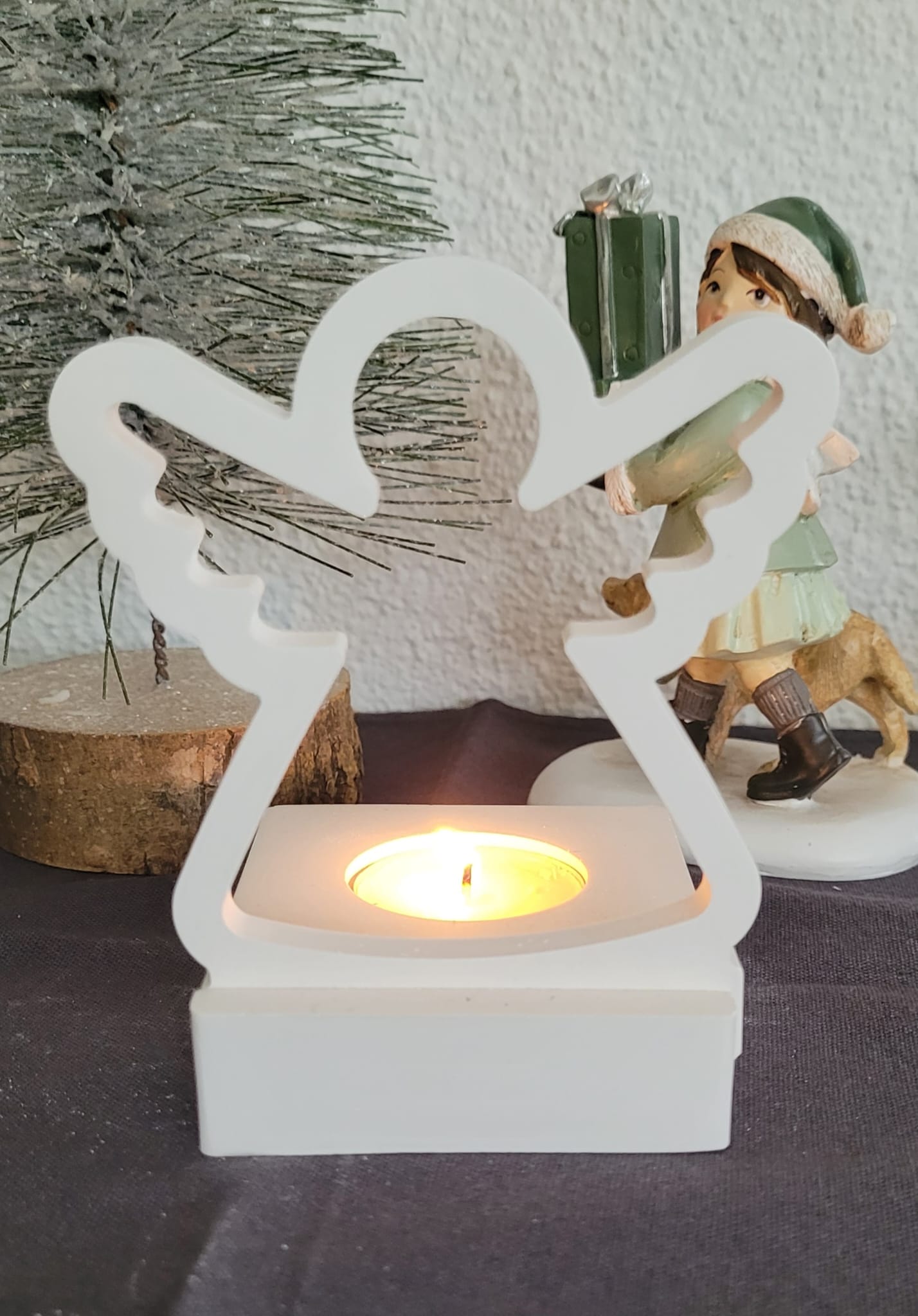 Teelichthalter mit Einschieber (verschiedene Varianten) Weihnachten