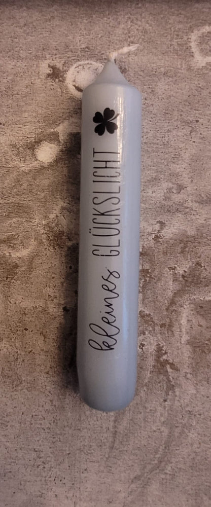 Kerzen klein zu div. Kerzenhalter Neujahr (verschiedene Texte)