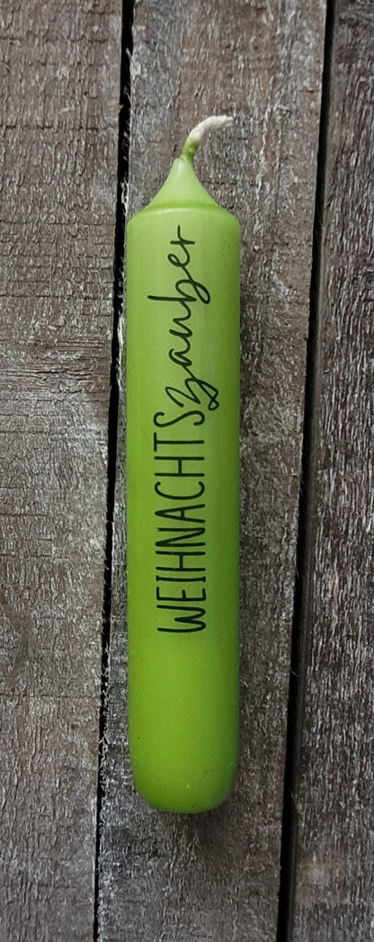 Kerzen klein zu div. Kerzenhalter Weihnachten (verschiedene Texte)