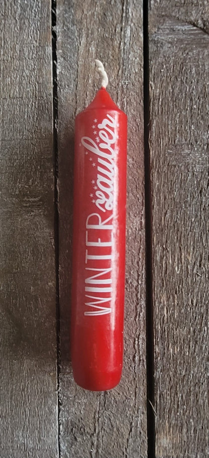 Kerzen klein zu div. Kerzenhalter Weihnachten (verschiedene Texte)