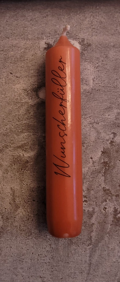 Kerzen klein zu div. Kerzenhalter Neujahr (verschiedene Texte)