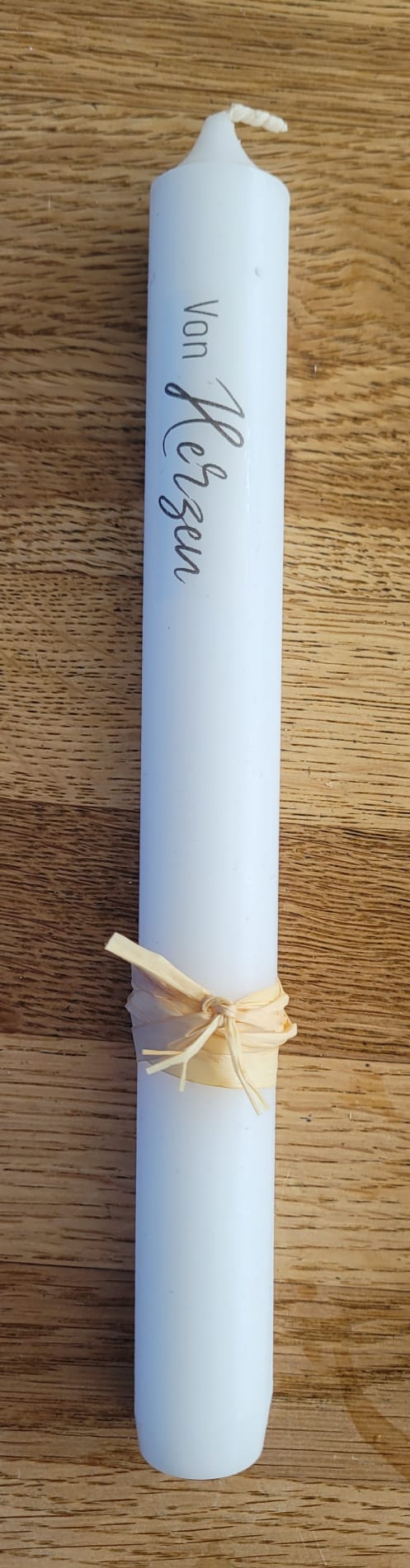 Kerzen zu Kerzenhalter mit Text (verschiedene Varianten)