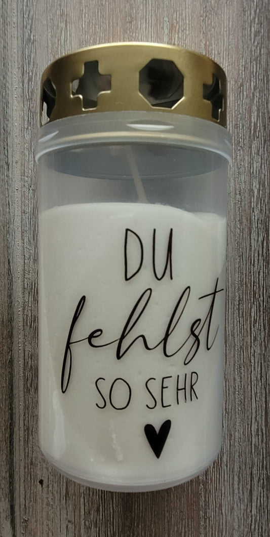 Trauer-Grab-Kerzen (verschiedene Varianten)