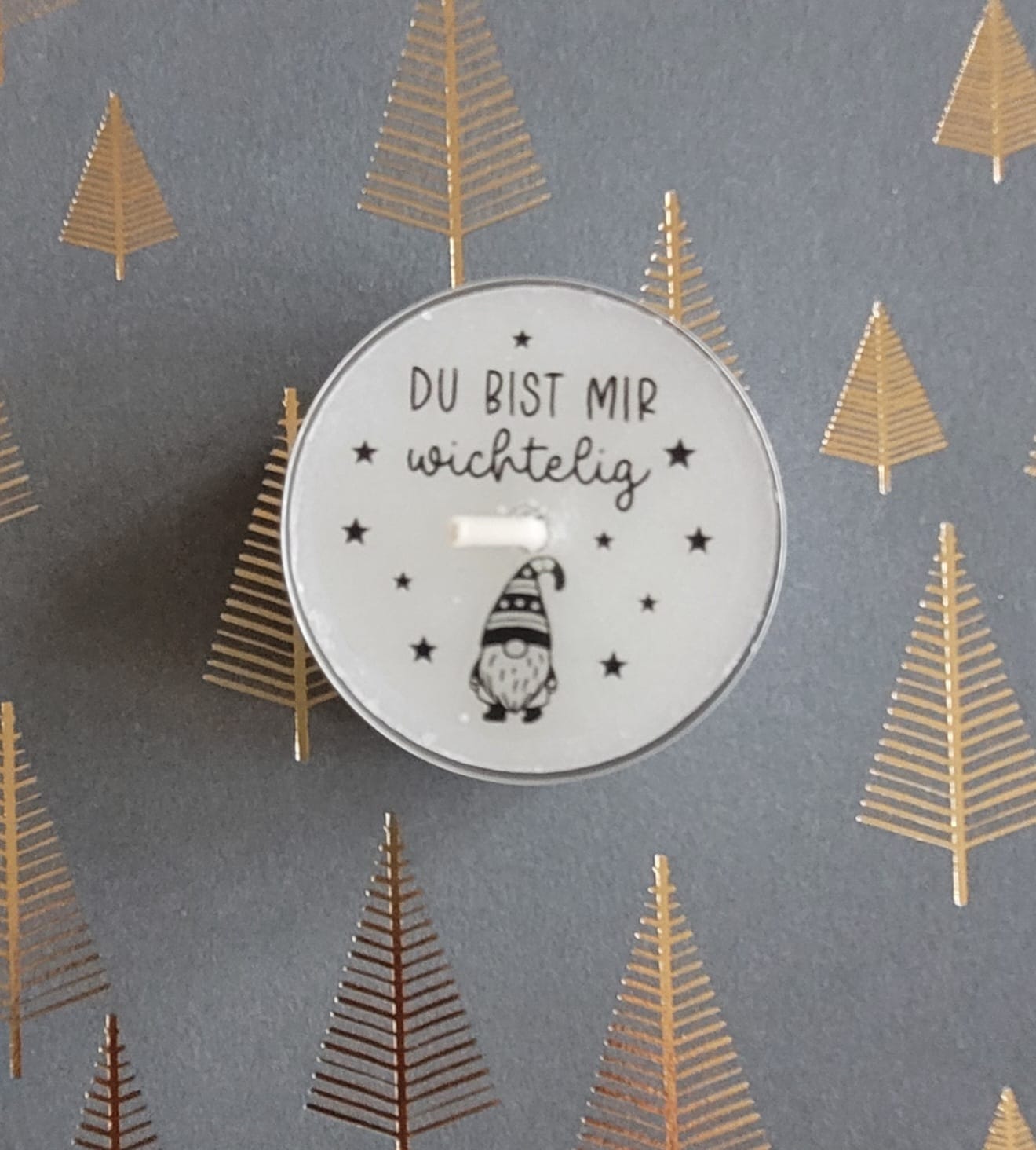 Weihnachts-Text Teelichter (verschiedene Varianten)