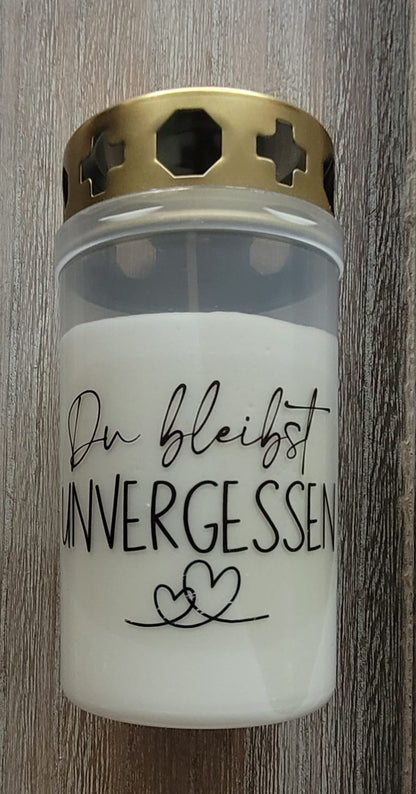 Trauer-Grab-Kerzen (verschiedene Varianten)