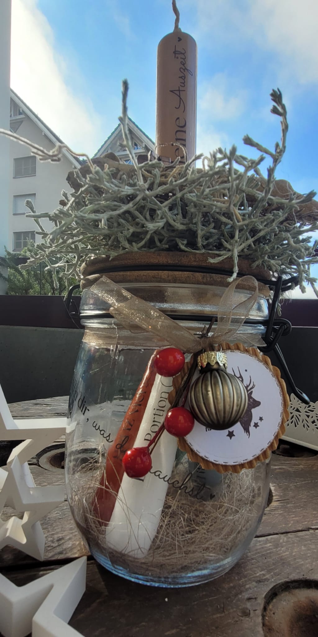 Nimm dir was du brauchst Kerzenglas (verschiedene Varianten)