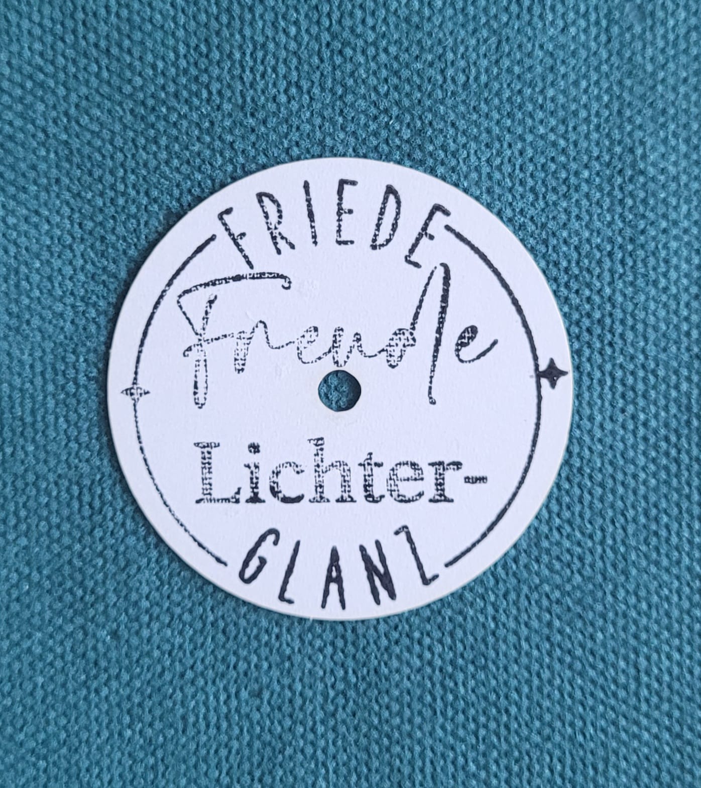 Teelicht mit Botschaft «Advent» (verschiedene Varianten)