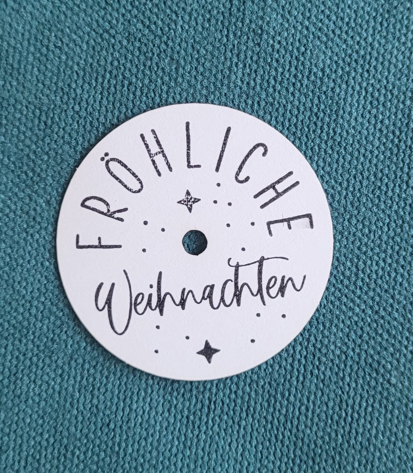 Teelicht mit Botschaft «Advent» (verschiedene Varianten)