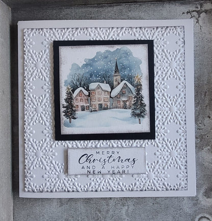 Karte quadratisch Weihnachten (verschiedene Varianten)