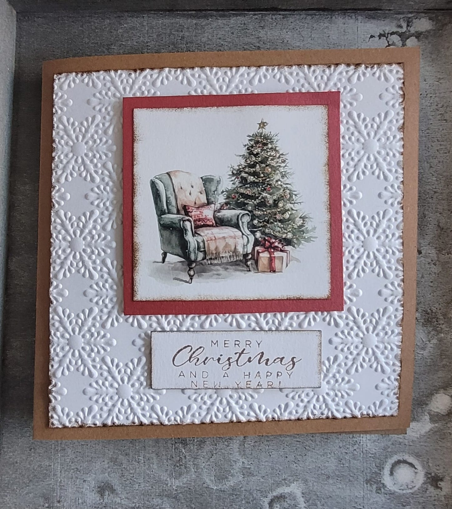 Karte quadratisch Weihnachten (verschiedene Varianten)