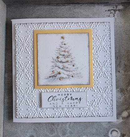 Karte quadratisch Weihnachten (verschiedene Varianten)