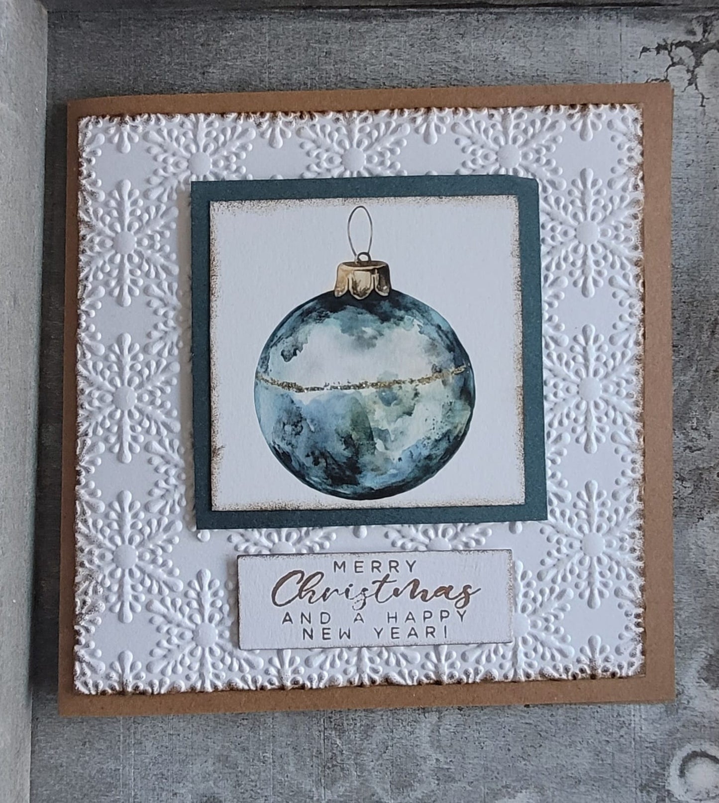 Karte quadratisch Weihnachten (verschiedene Varianten)