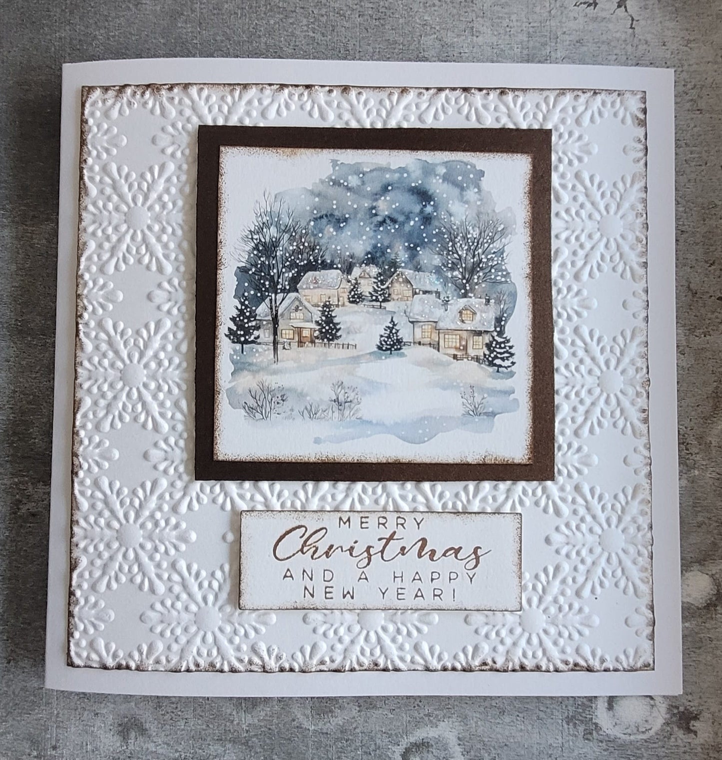 Karte quadratisch Weihnachten (verschiedene Varianten)