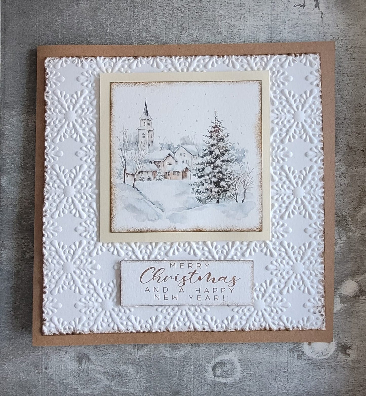 Karte quadratisch Weihnachten (verschiedene Varianten)