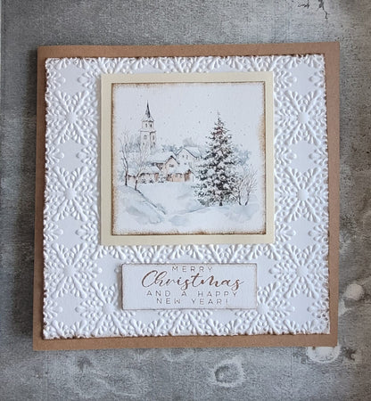 Karte quadratisch Weihnachten (verschiedene Varianten)