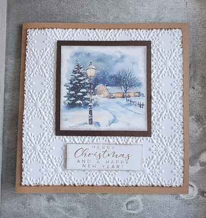 Karte quadratisch Weihnachten (verschiedene Varianten)