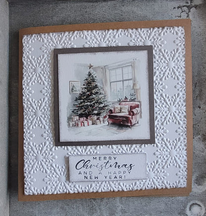 Karte quadratisch Weihnachten (verschiedene Varianten)