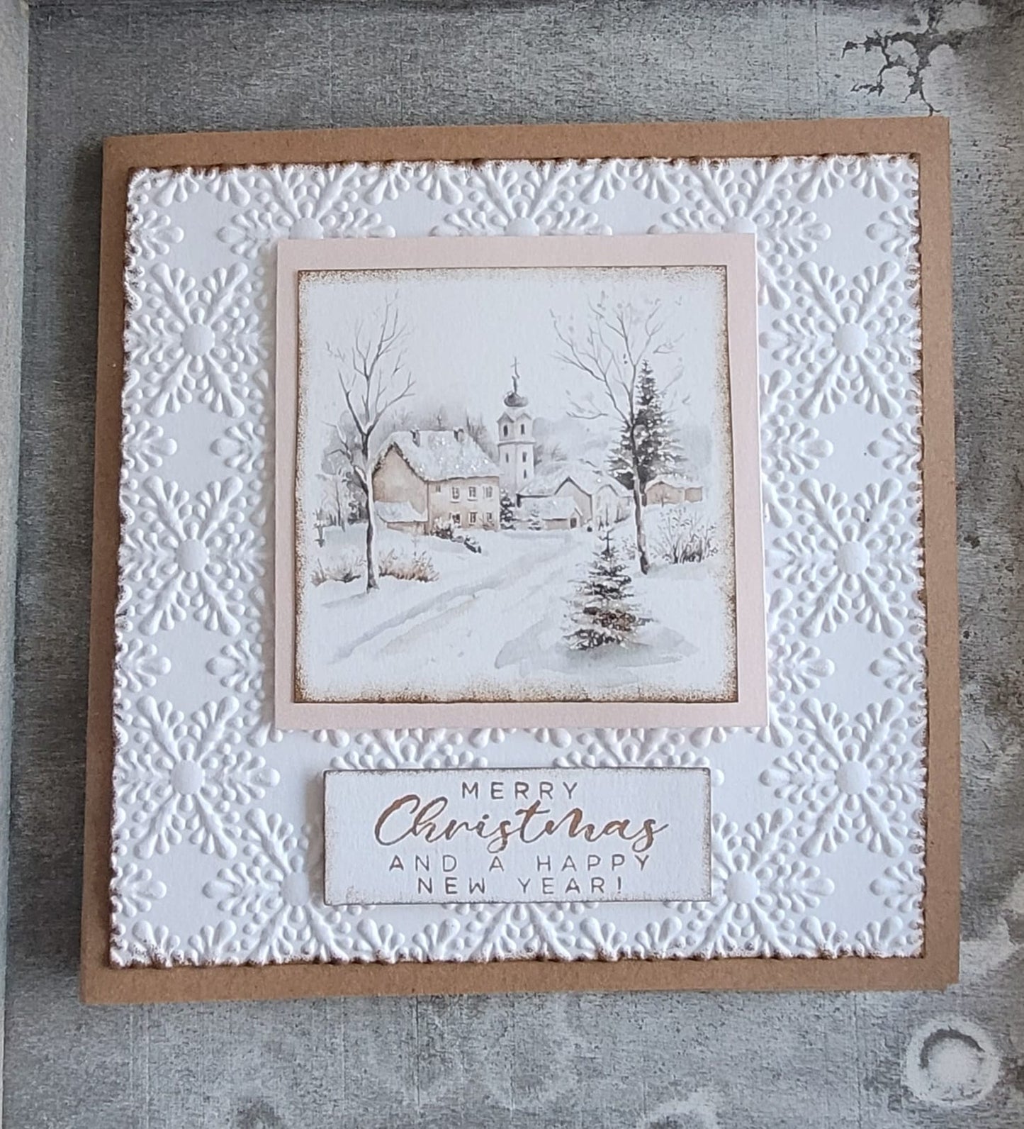 Karte quadratisch Weihnachten (verschiedene Varianten)