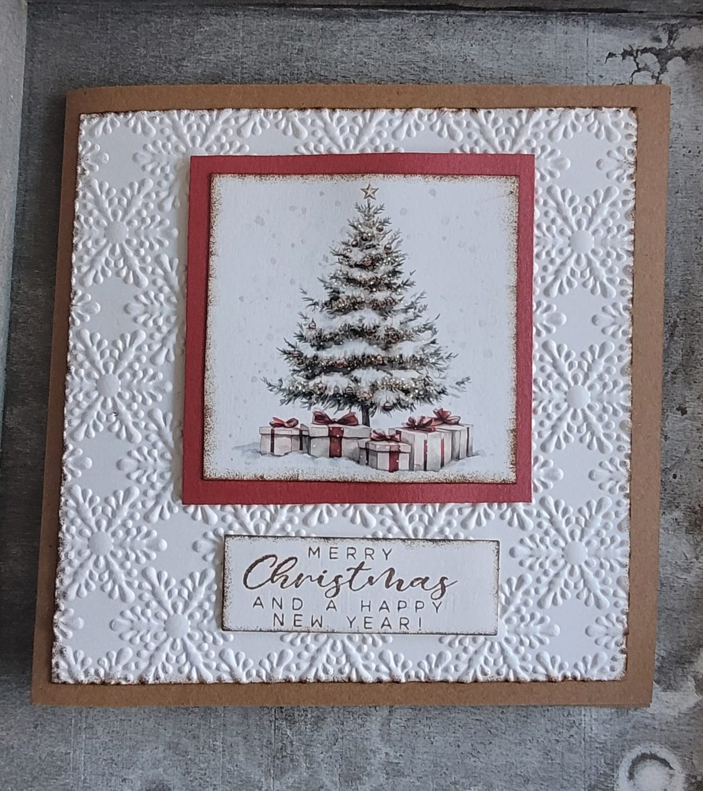 Karte quadratisch Weihnachten (verschiedene Varianten)