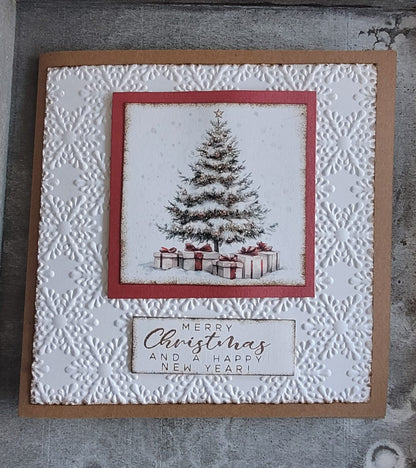 Karte quadratisch Weihnachten (verschiedene Varianten)