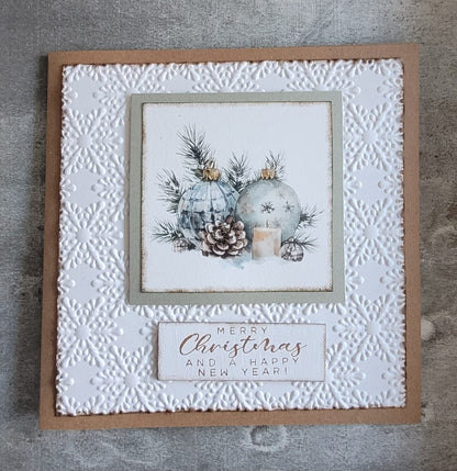 Karte quadratisch Weihnachten (verschiedene Varianten)