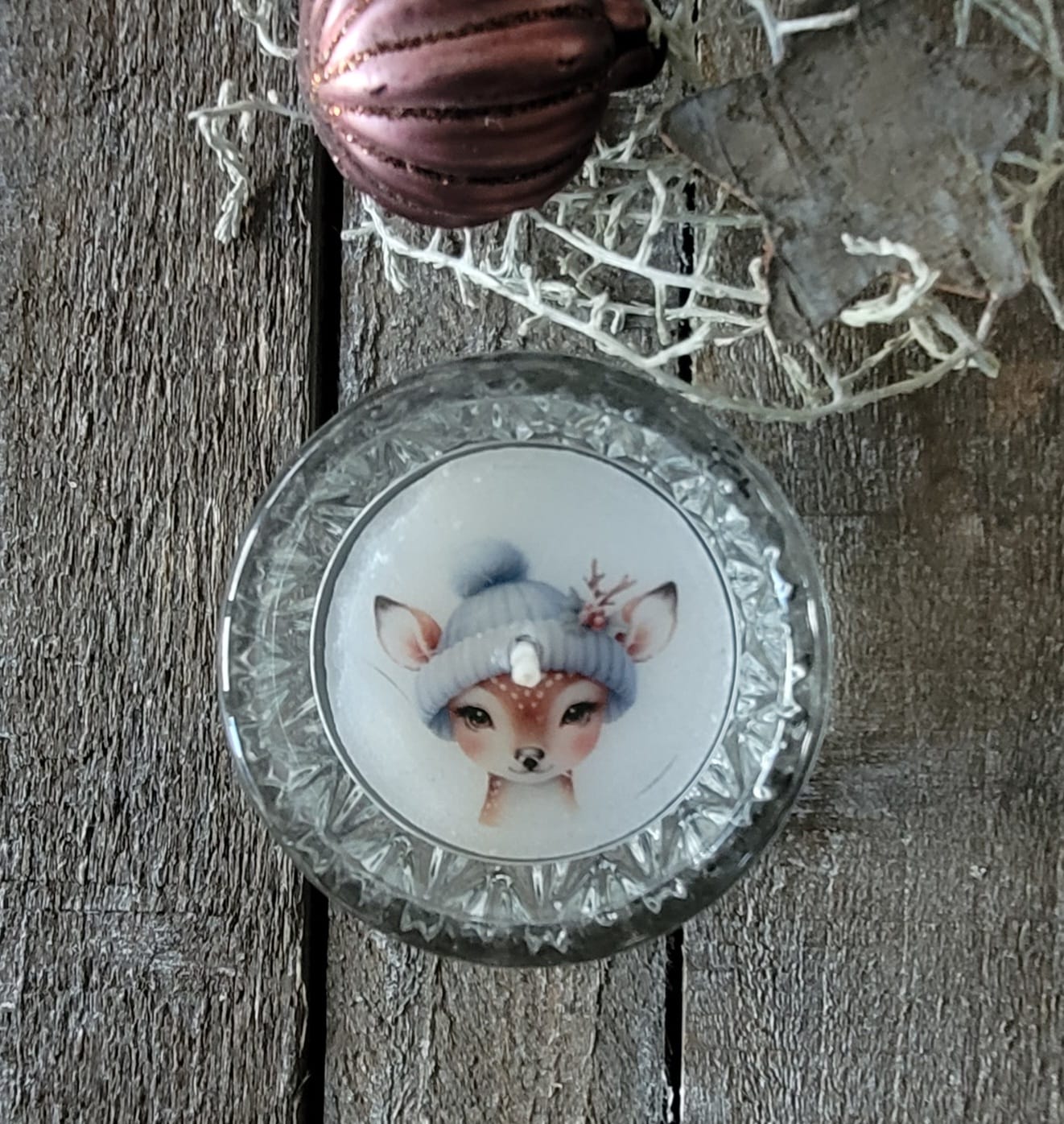 Weihnachtliches Teelicht