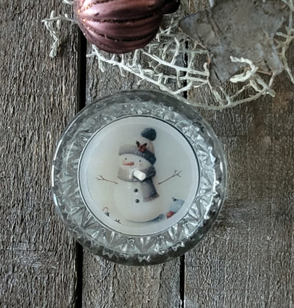 Weihnachtliches Teelicht