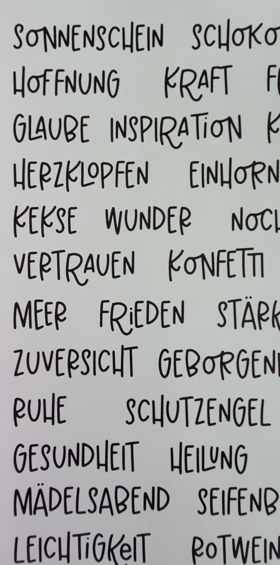 Nimm dir was du brauchst (verschiedene Varianten)