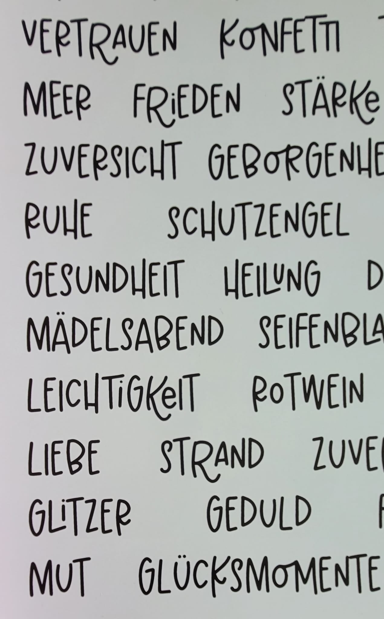 Nimm dir was du brauchst (verschiedene Varianten)