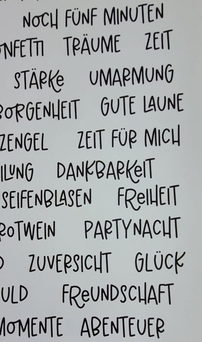 Nimm dir was du brauchst (verschiedene Varianten)