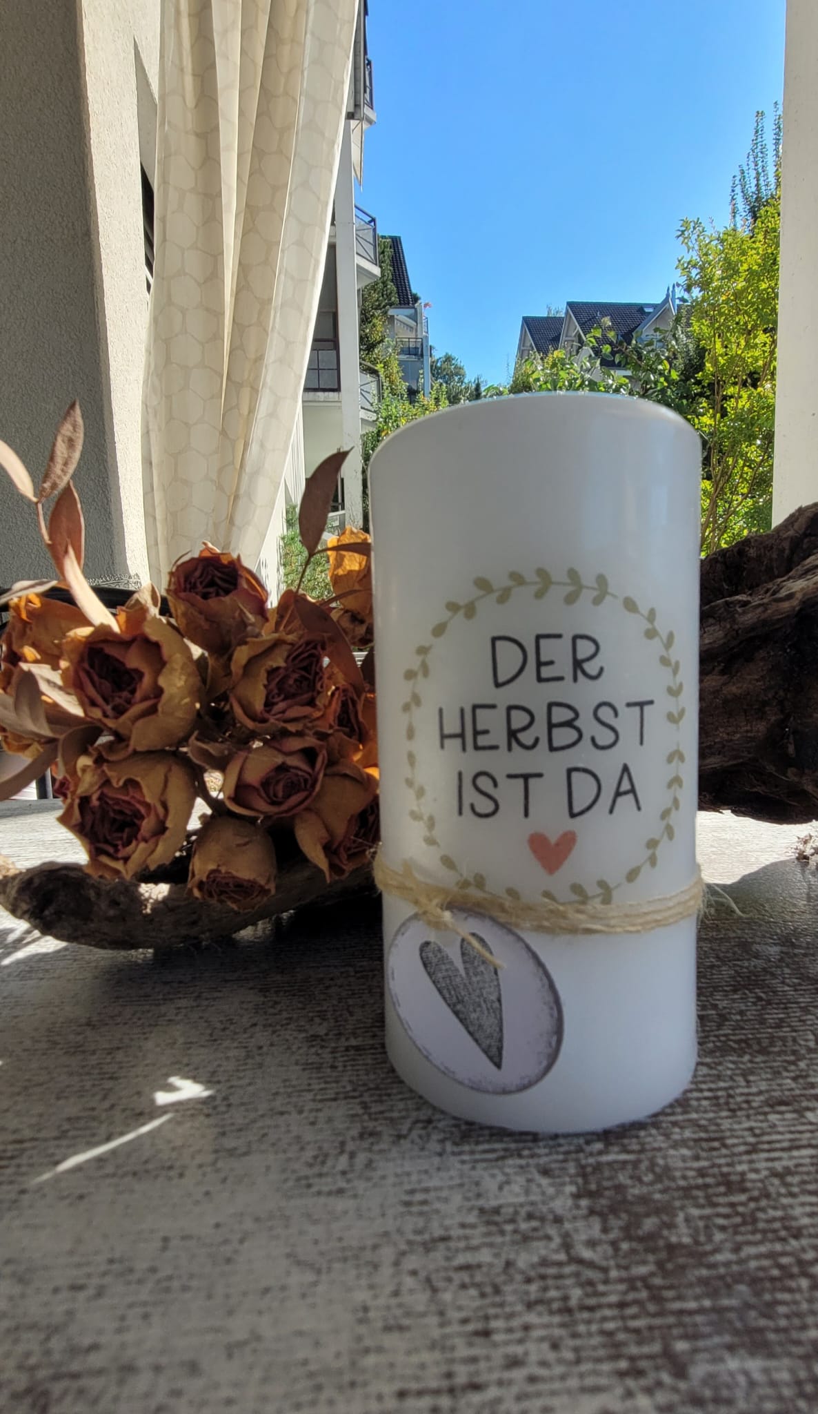 Herbst-Kerzen (verschiedene Varianten)