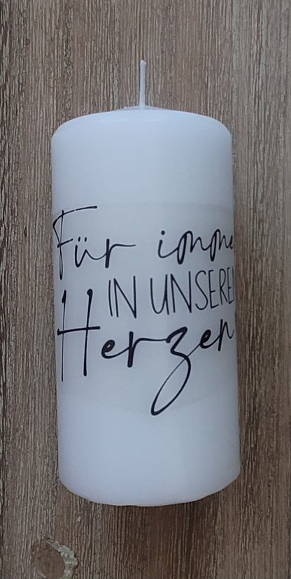 Trauer-Kerzen (verschiedene Varianten)