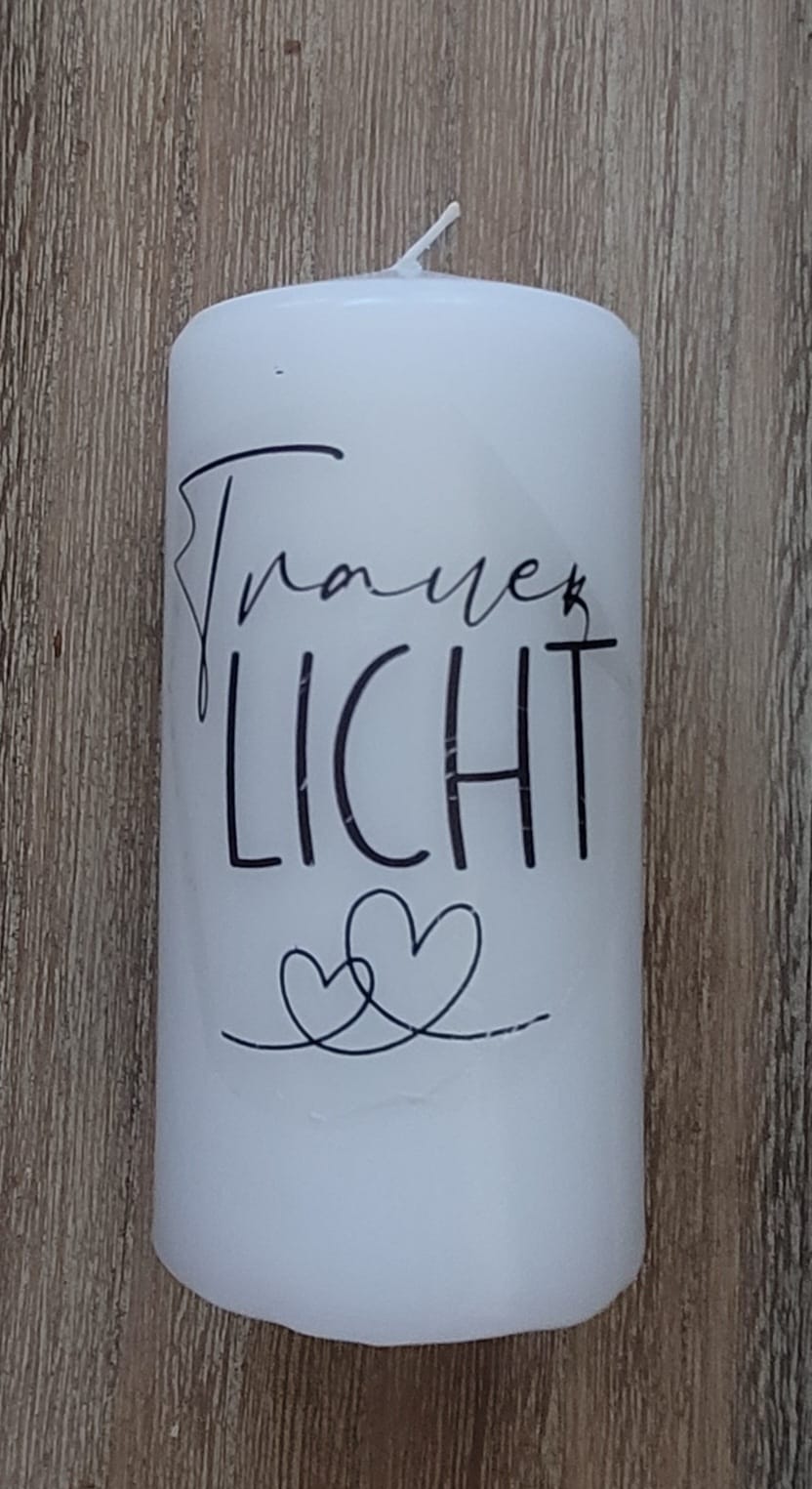 Trauer-Kerzen (verschiedene Varianten)