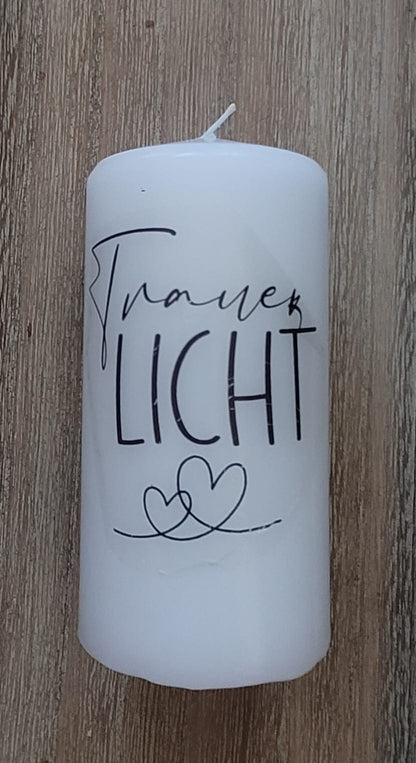Trauer-Kerzen (verschiedene Varianten)