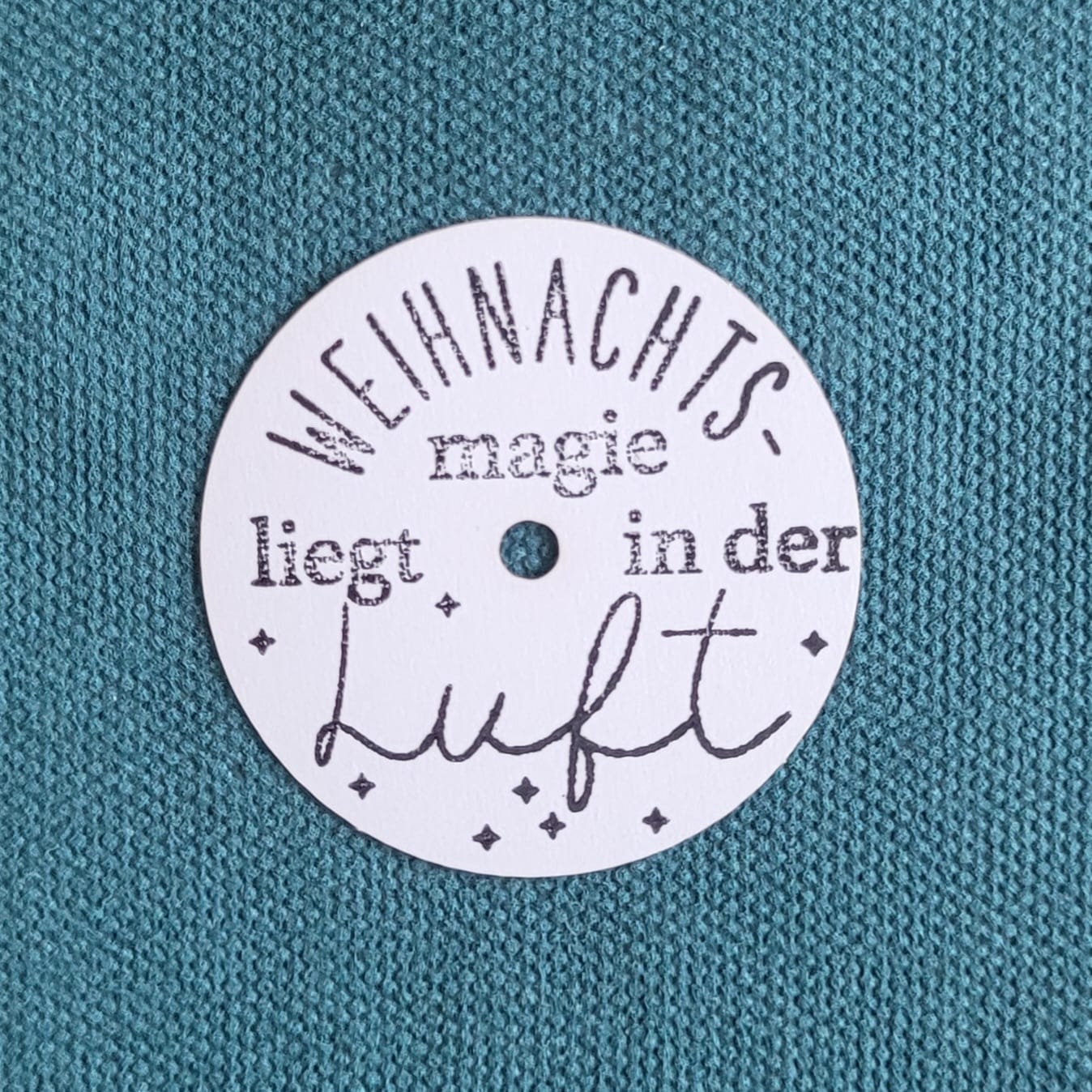 Teelicht mit Botschaft «Advent» (verschiedene Varianten)