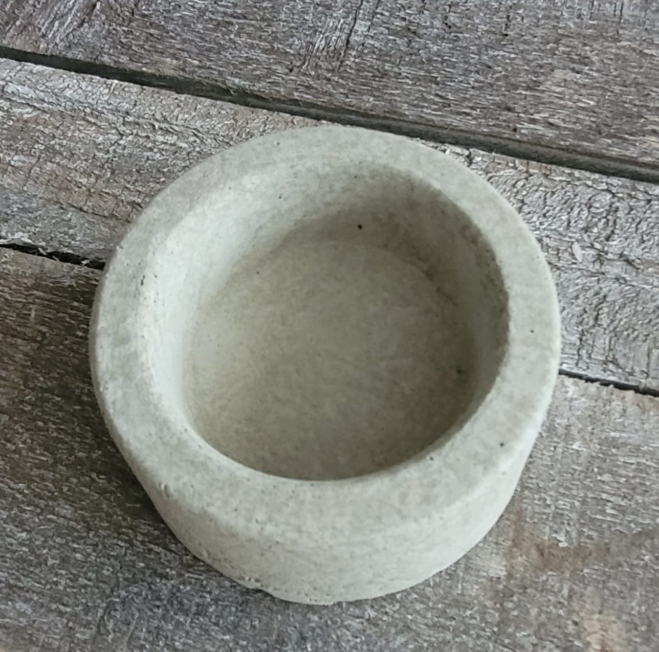 Teelichthalter rund aus Beton (verschiedene Varianten)