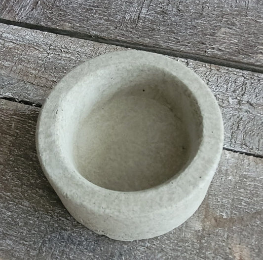 Teelichthalter rund aus Beton (verschiedene Varianten)